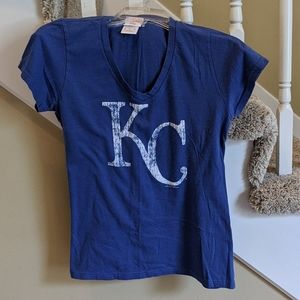 Women's KC Royals V-neck Shirt